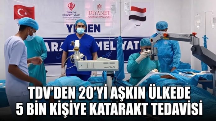 TDV'den dünyanın dört bir yanına şifa eli