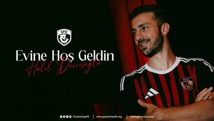 Gaziantep FK, forvet Halil Dervişoğlu'nu kadrosuna kattı
