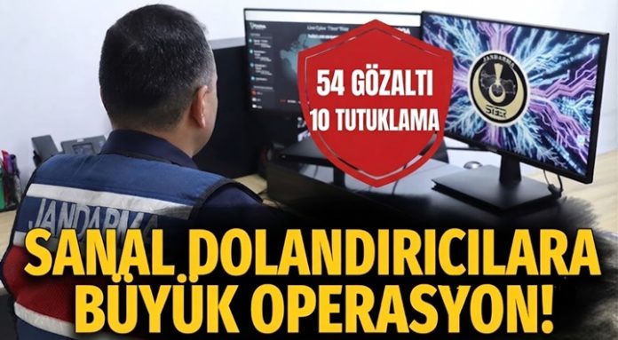 Gaziantep'te siber dolandırıcılık operasyonunda 10 kişi tutuklandı