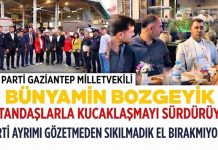 AK Parti Gaziantep Milletvekili Bozgeyik vatandaşlarla bir araya geldi