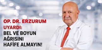 Op. Dr. Erzurum: “Bazı belirtiler acil müdahale gerektirebilir!”