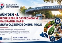 Gaziantep Üniversitesi’nden Avrupa ölçeğinde gıda israfını önleme projesi