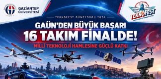 Gaziantep Üniversitesi’nden TEKNOFEST’te büyük başarı: 16 takım finalde