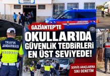 Gaziantep jandarması okul önlerinde: Güvenlik en üst seviyede!
