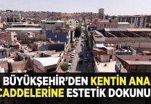 Gaziantep’in ana caddelerine estetik dokunuş başladı