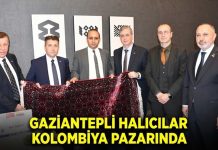 Gaziantepli halıcılar Kolombiya’da hedef büyüttü