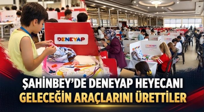 Gaziantep'te 840 öğrenci geleceğin Türkiye'si için ter döktü