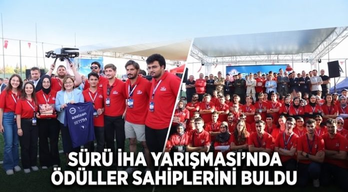 Gaziantep'te Sürü İHA Yarışması'nda ödüller sahiplerini buldu