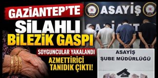 Gaziantep’te maskeli gaspçılar yakalandı! Azmettirici akraba çıktı: 4 gözaltı