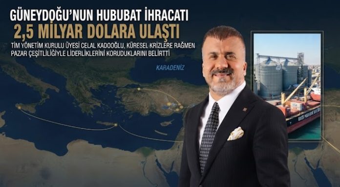 Güneydoğu’nun hububat sektörü ihracatı 8 ayda 2,5 milyar dolara yükseldi