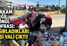Mütevazi kahvaltı sofrasında ağırladıkları bisikletli kişi Gaziantep Valisi Çeber çıktı!
