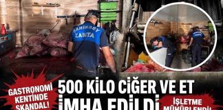 Skandal! Gaziantep’te halka yedirilmek istenen 500 kilo et ve ciğer imha edildi