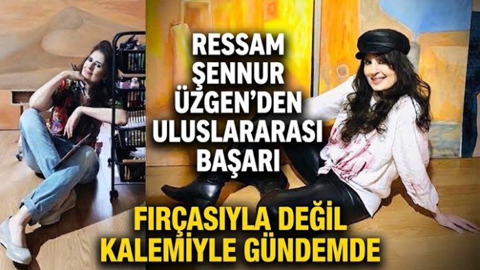 Türk sanatçı Şennur Üzgen ABD basınında yer aldı