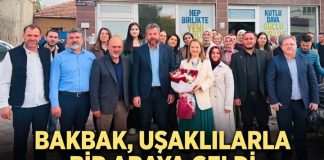 AK Parti Gaziantep Milletvekili Bakbak, Uşak’ta saha çalışması yaptı