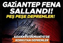 Adana ve Osmaniye’de peş peşe depremler! Gaziantep fena sallandı