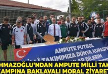 Ampute Futbol Milli Takımı dünya kupası için Gaziantep’te hazırlıklarını sürdürüyor