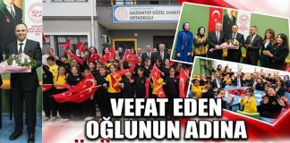 Bir babanın evlat sevgisi Gaziantep’te kütüphaneye dönüştü
