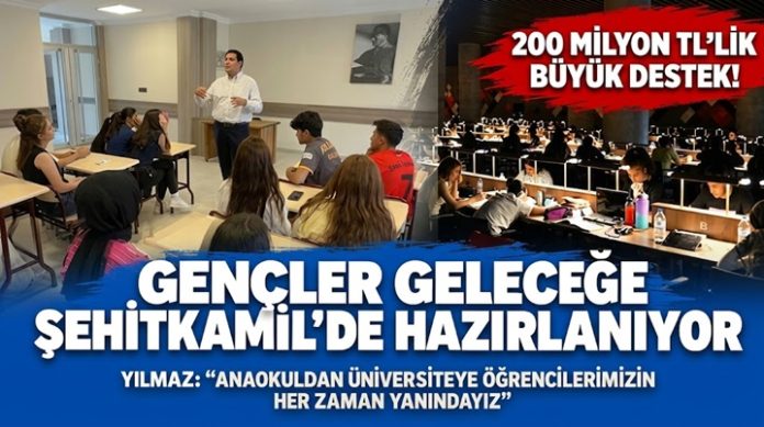Çocuklarımızın ve gençlerimizin geleceğine yatırım yapıyoruz