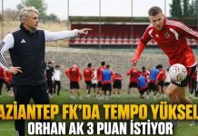 Gaziantep FK’da Başakşehir maçı hazırlıkları sürüyor