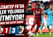 Gaziantep FK’da kötü gidişat sürüyor! Evinde Erzurum’a 3-1 yenildi