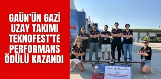 Gaziantep Üniversitesi Gazi Uzay Takımı, TEKNOFEST’te performans ödülü aldı