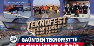 Gaziantep Üniversitesi’nden TEKNOFEST’te büyük başarı: 16 finalist ve 4 ödül