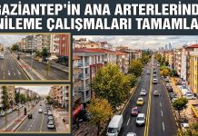 Gaziantep’in ana arterleri yenilendi, güzelleşti