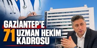 Gaziantep’in sağlık hizmetleri, yeni atanan 71 uzman hekimle daha da güçleniyor