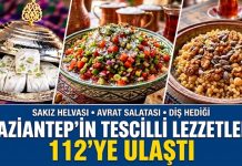 Gaziantep’in tescilli yöresel ürün sayısı 112’ye ulaştı