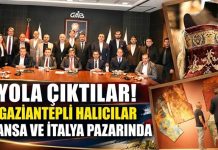 Gaziantepli halıcılar Fransa ve İtalya’da pazar payını büyütmek istiyor!