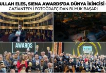Gaziantepli fotoğrafçı Beytullah Eles’e İtalya’dan uluslararası ödül