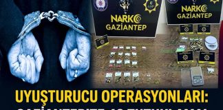 Gaziantep’te 48 zehir taciri tutuklandı