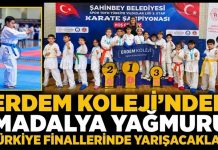 Gaziantep’te Erdem Koleji’nin karate başarısı: Finallerdeler
