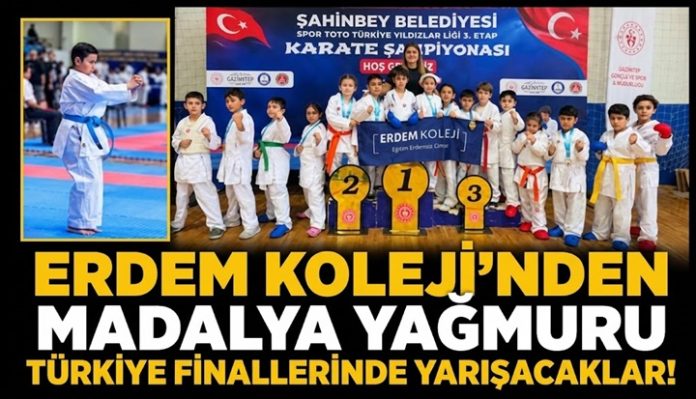 Gaziantep’te Erdem Koleji’nin karate başarısı: Finallerdeler