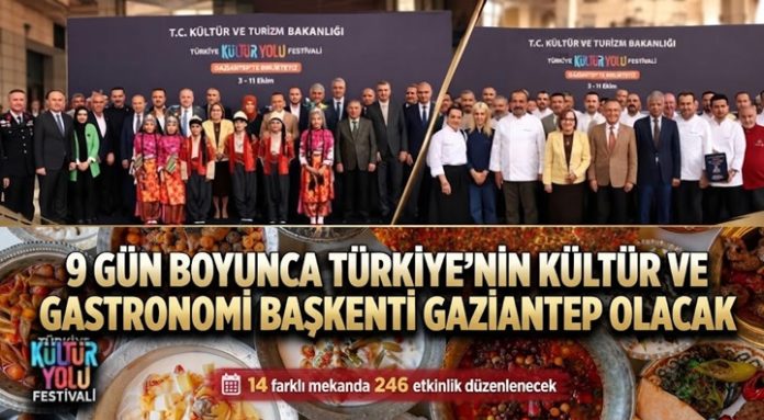 Gaziantep'te Kültür Yolu Festivali GastroAntep başladı