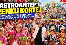 Gaziantep’te festival coşkusu sokaklara taştı