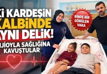 Gaziantep’te iki kardeşin kalbindeki delik aynı gün kapatıldı