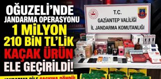 Gaziantep’te operasyon: 1 kaçakçı yakalandı
