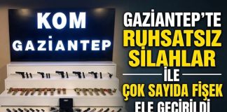 Gaziantep’te silah kaçakçılığı operasyonu: 1 şüpheli yakalandı