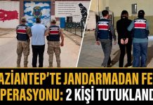 Jandarmadan Gaziantep’te FETÖ operasyonu: 2 kişi tutuklandı