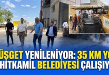 KÜSGET’in yolları baştan aşağı yenileniyor