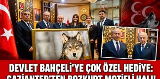 MHP Gaziantep İl Başkanı Kılıç’tan Devlet Bahçeli’ye çok özel hediye