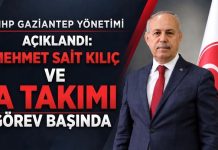 MHP Gaziantep’te yeni dönem başladı: Başkan Kılıç’ın A Takımı belli oldu