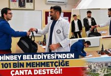 Gaziantep’te “Uğurlar Ola Mehmedim, Yol Çantanız Bizden” projesi devam ediyor