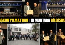 Şehitkamil Belediye Başkanı Yılmaz’dan 119 muhtara bilgisayar desteği