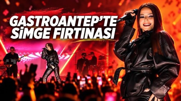 Simge'den Gaziantep'te bomba gibi performans! Konser alanı doldu taştı