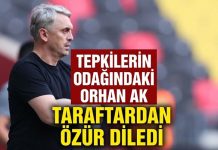 Tepkilerin odağındaki Orhan Ak Gaziantep FK taraftarından özür diledi