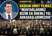 Başkan Yılmaz’dan 19 Ekim Muhtarlar Günü mesajı